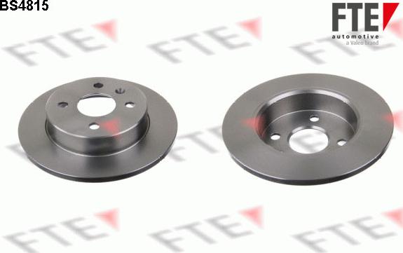 FTE BS4815 - Brake Disc autospares.lv