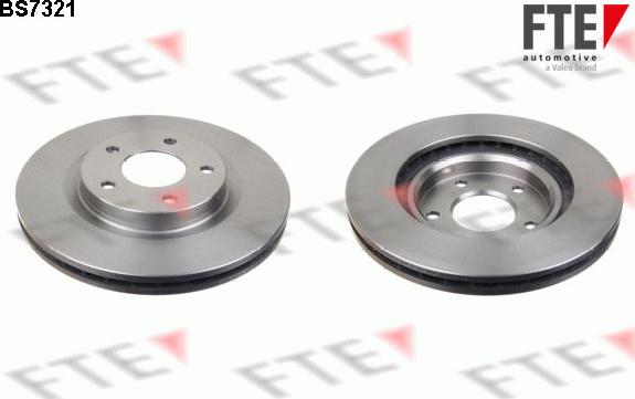 FTE 9072182 - Brake Disc autospares.lv