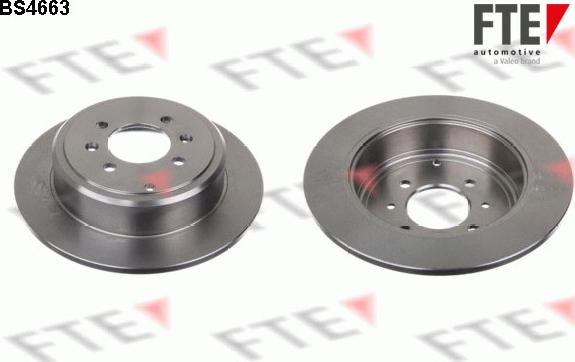 FTE 9072138 - Brake Disc autospares.lv