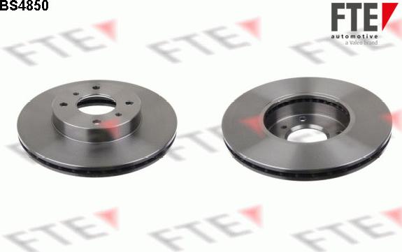 FTE BS4850 - Brake Disc autospares.lv