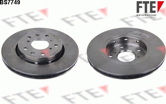 FTE 9072124 - Brake Disc autospares.lv