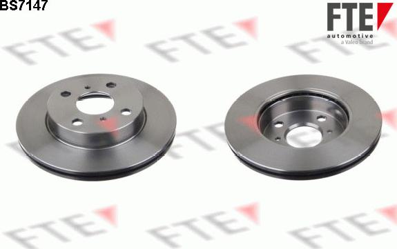 FTE BS7147 - Brake Disc autospares.lv