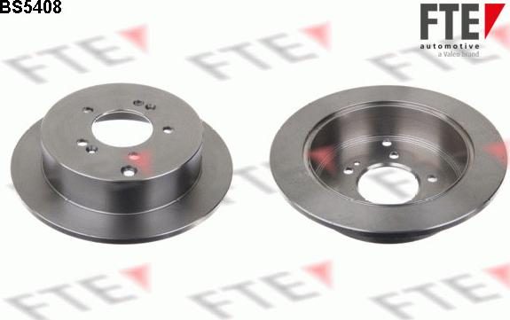 FTE BS5408 - Brake Disc autospares.lv