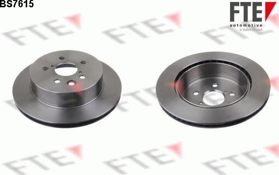 FTE BS7615 - Brake Disc autospares.lv