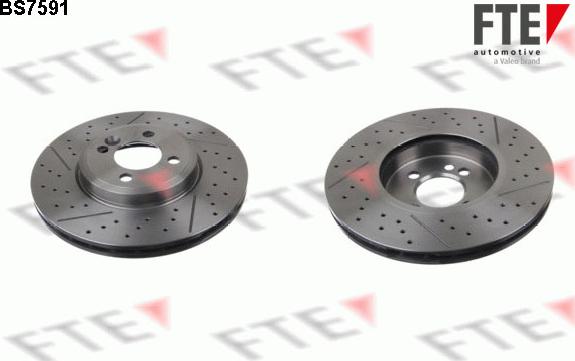 FTE BS7591 - Brake Disc autospares.lv