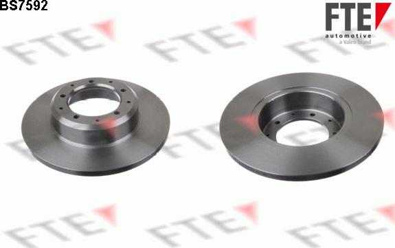 FTE BS7592 - Brake Disc autospares.lv