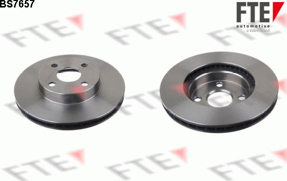 FTE BS7657 - Brake Disc autospares.lv