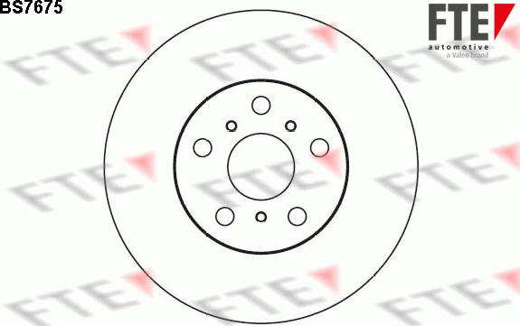 FTE 9072817 - Brake Disc autospares.lv