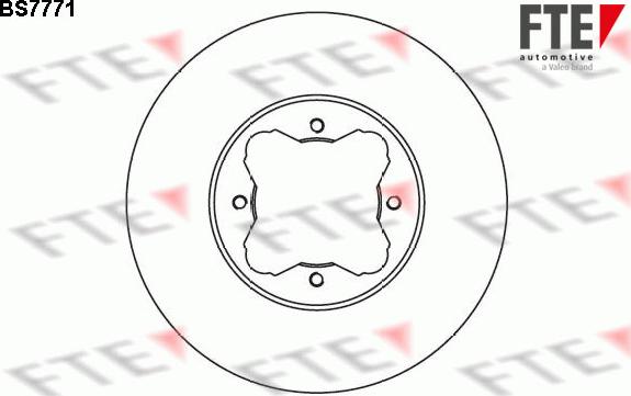 FTE 9072839 - Brake Disc autospares.lv