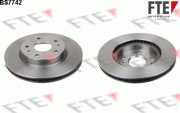 FTE 9072833 - Brake Disc autospares.lv