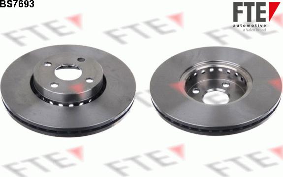 FTE BS7693 - Brake Disc autospares.lv