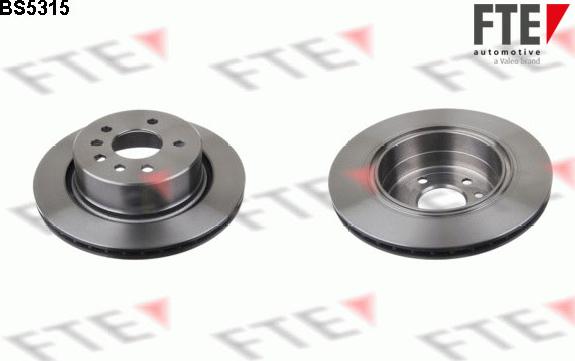 FTE BS5315 - Brake Disc autospares.lv