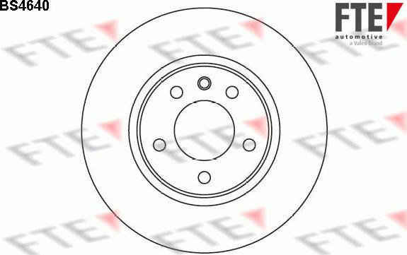 FTE 9072393 - Brake Disc autospares.lv