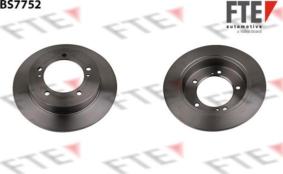 FTE BS7752 - Brake Disc autospares.lv