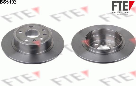 FTE 9072331 - Brake Disc autospares.lv