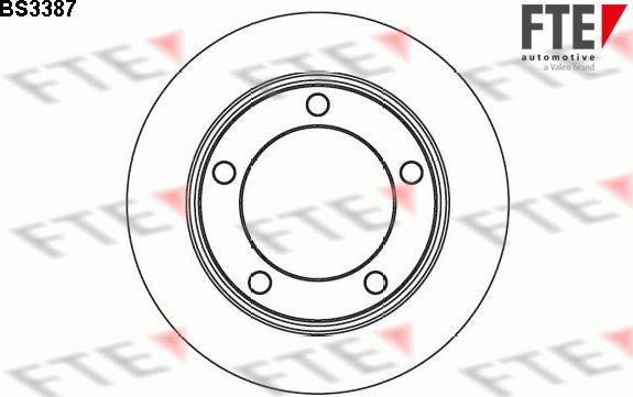 FTE 9072338 - Brake Disc autospares.lv