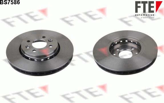 FTE BS7586 - Brake Disc autospares.lv