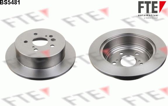 FTE BS5481 - Brake Disc autospares.lv