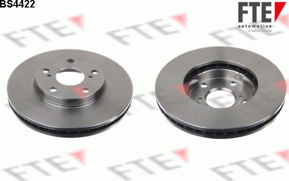 FTE 9072292 - Brake Disc autospares.lv