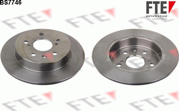 FTE BS7746 - Brake Disc autospares.lv