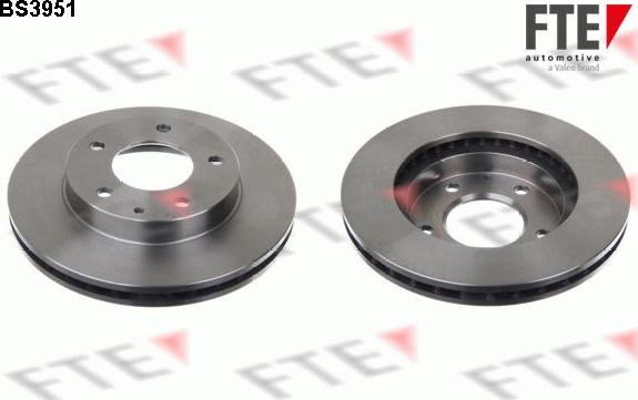 FTE BS3951 - Brake Disc autospares.lv