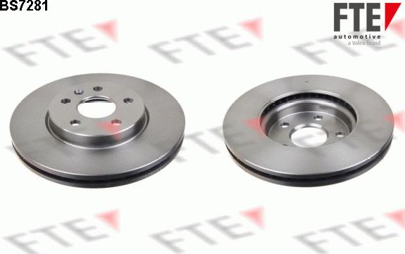 FTE 9072257 - Brake Disc autospares.lv