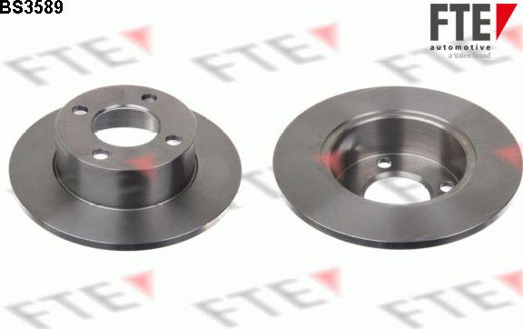 FTE BS3589 - Brake Disc autospares.lv