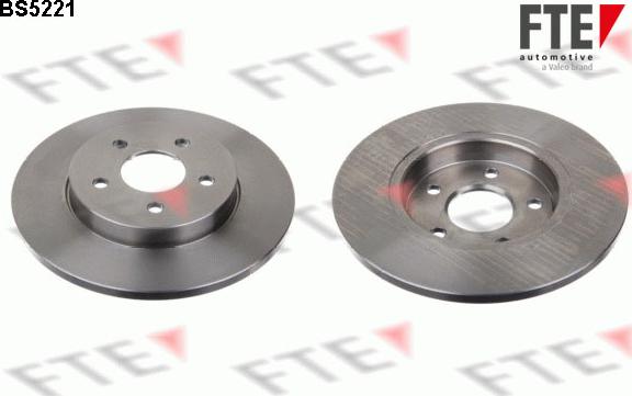 FTE 9072262 - Brake Disc autospares.lv