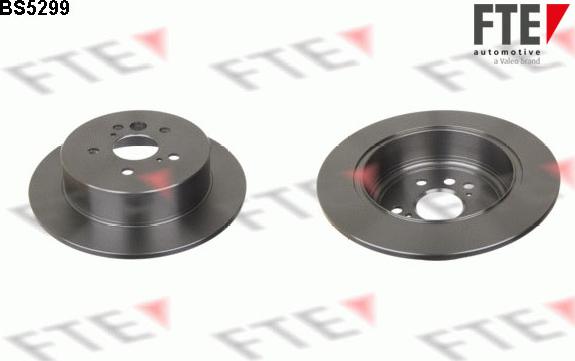 FTE BS5299 - Brake Disc autospares.lv