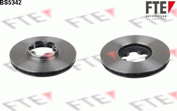 FTE BS5342 - Brake Disc autospares.lv