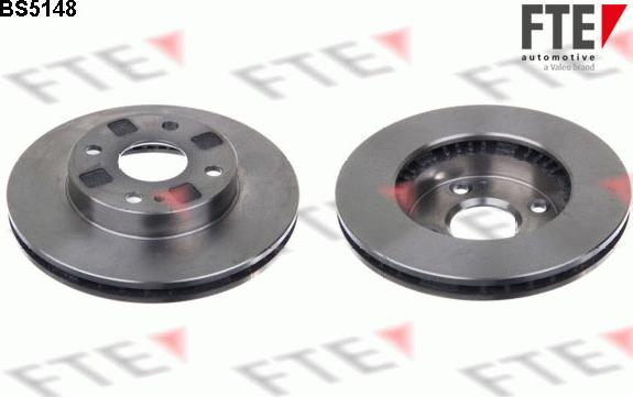 FTE BS5148 - Brake Disc autospares.lv