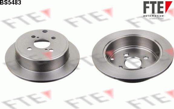 FTE BS5483 - Brake Disc autospares.lv