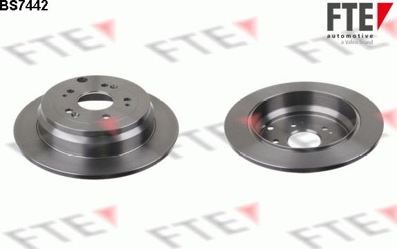 FTE BS7442 - Brake Disc autospares.lv