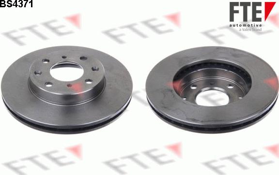 FTE BS4371 - Brake Disc autospares.lv