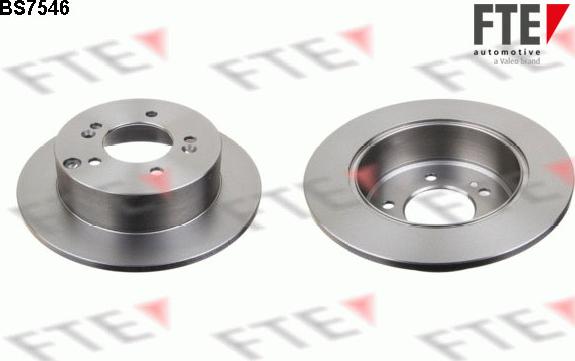 FTE BS7546 - Brake Disc autospares.lv