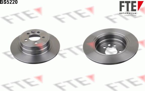 FTE BS5220 - Brake Disc autospares.lv