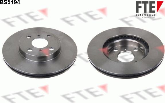 FTE 9072239 - Brake Disc autospares.lv