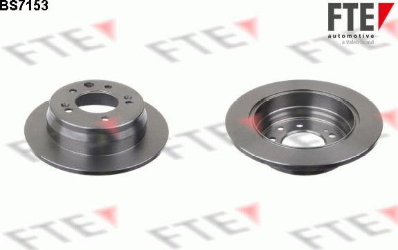 FTE BS7153 - Brake Disc autospares.lv