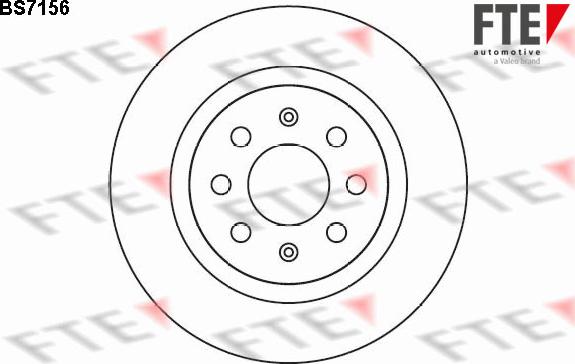 FTE 9072237 - Brake Disc autospares.lv