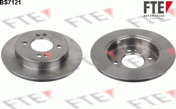 FTE BS7121 - Brake Disc autospares.lv