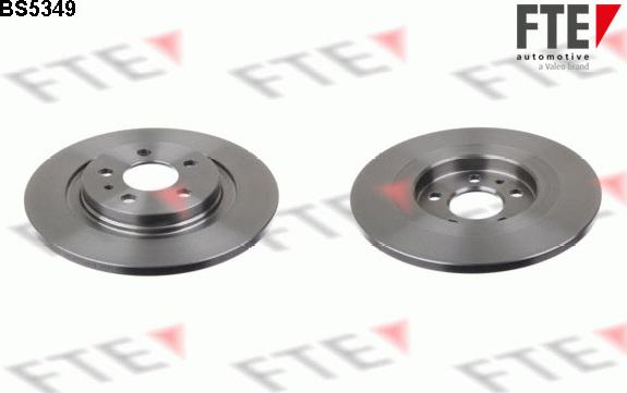 FTE BS5349 - Brake Disc autospares.lv