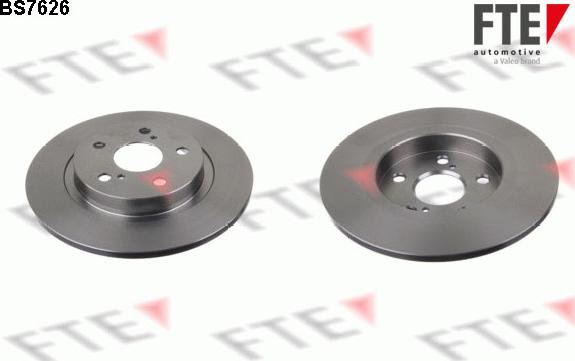 FTE BS7626 - Brake Disc autospares.lv