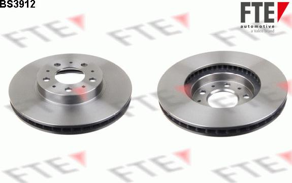 FTE BS3912 - Brake Disc autospares.lv