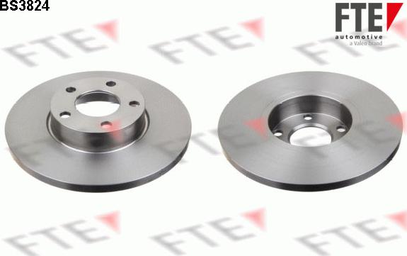 FTE BS3824 - Brake Disc autospares.lv