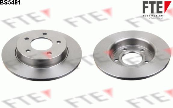 FTE BS5491 - Brake Disc autospares.lv