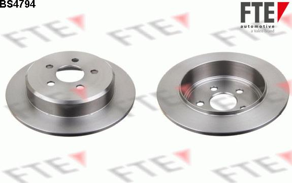 FTE BS4794 - Brake Disc autospares.lv