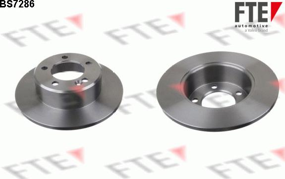 FTE BS7286 - Brake Disc autospares.lv