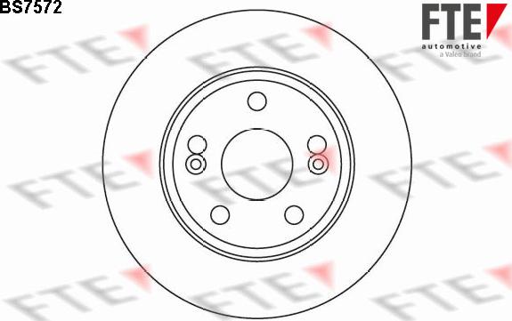 FTE 9072798 - Brake Disc autospares.lv