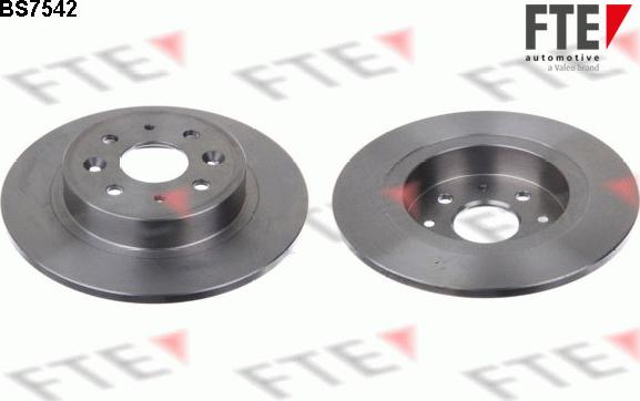 FTE 9072793 - Brake Disc autospares.lv