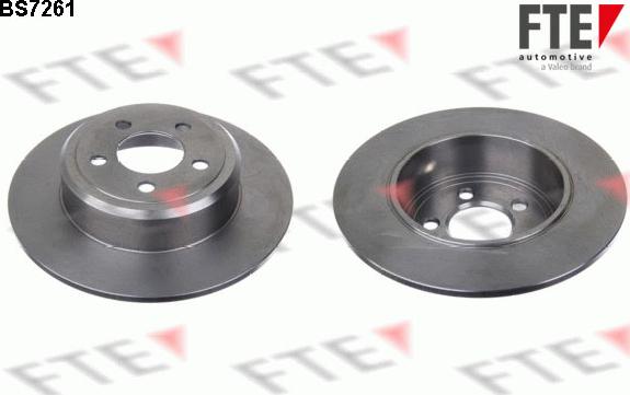 FTE BS7261 - Brake Disc autospares.lv